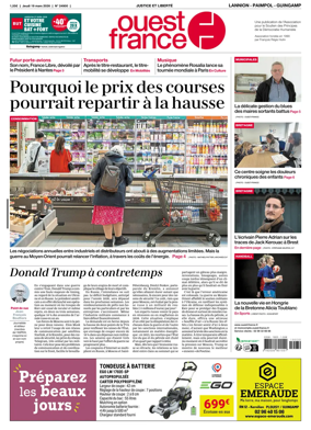 Cover of Ouest-France (Lannion / Paimpol / Guingamp)
