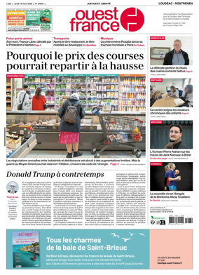 Cover of Ouest France (Loudeac / Rostrenen)
