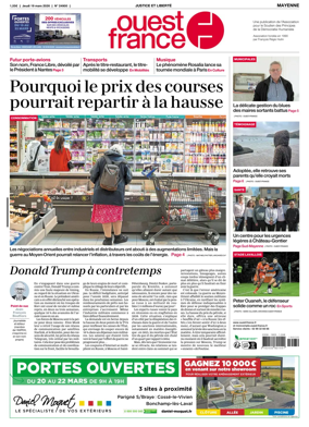 Cover of Ouest France (Mayenne)
