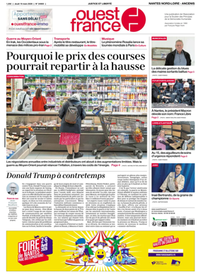Cover of Ouest France (Nantes Nord-Loire - Ancenis)