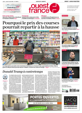 Cover of Ouest France (Nord-Finistere)