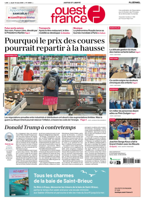 Cover of Ouest France (Ploermel)