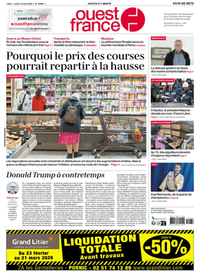 Cover of Ouest France (Pornic / Pays de Retz)
