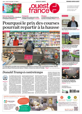 Cover of Ouest-France (Rennes Nord-Ouest)