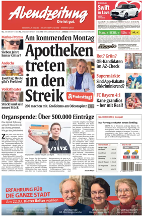 Cover of Abendzeitung Munchen