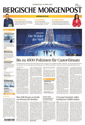 Cover of Bergische Morgenpost Wermelskirchen/Huckeswagen/Radevormwald