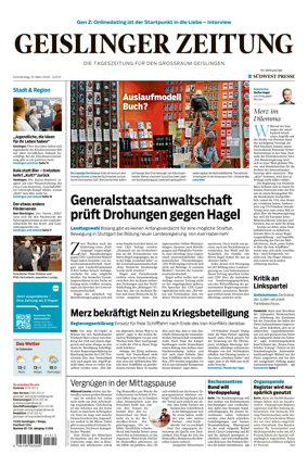 Cover of Geislinger Zeitung