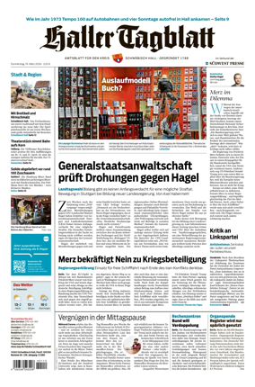 Cover of Haller Tagblatt