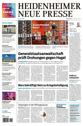 Cover of Heidenheimer Neue Presse