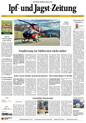 Cover of Ipf- und Jagst-Zeitung