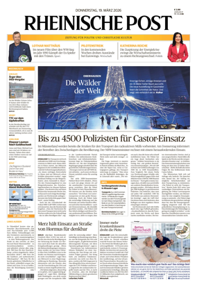 Cover of Rheinische Post Duesseldorf Meerbusch