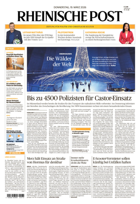 Cover of Rheinische Post Duisburg