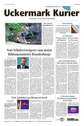 Cover of Templiner Zeitung
