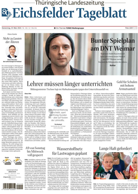 Cover of Thuringische Landeszeitung (Eichsfeld)