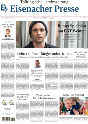 Cover of Thuringische Landeszeitung (Eisenach)