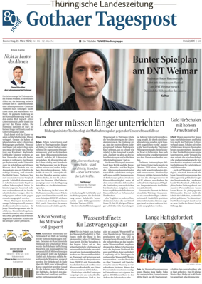 Cover of Thuringische Landeszeitung (Gotha)