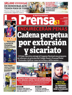 Cover of Diario La Prensa