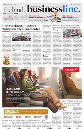 Cover of BusinessLine (Kolkata)