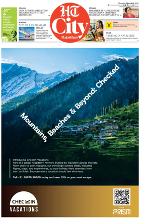 Cover of Hindustan Times (Jaipur) - City