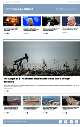 Cover of Euronews Business