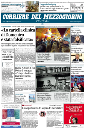 Cover of Corriere del Mezzogiorno (Campania)
