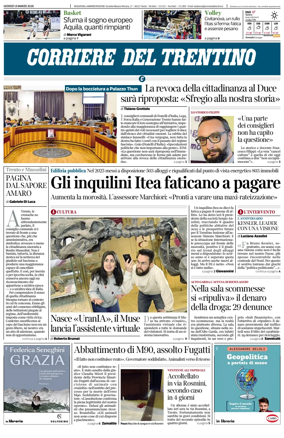 Cover of Corriere del Trentino