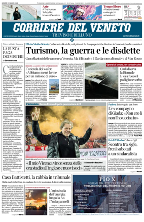 Cover of Corriere del Veneto (Treviso e Belluno)