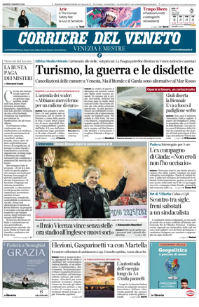 Cover of Corriere del Veneto (Venezia e Mestre)