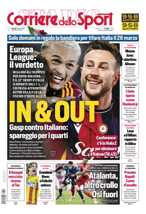 Cover of Corriere dello Sport