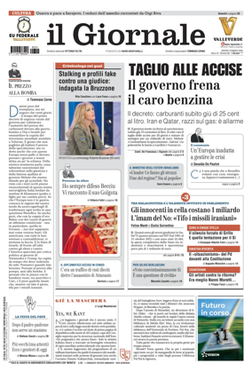 Cover of Il Giornale (Italy)