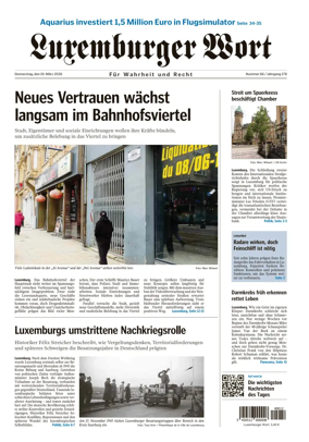 Cover of Luxemburger Wort