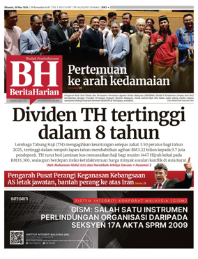 Cover of Berita Harian