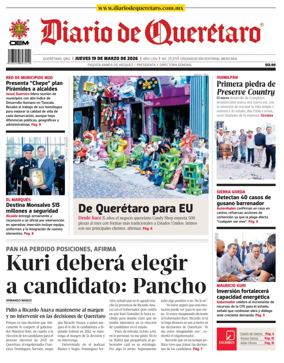 Cover of Diario de Queretaro