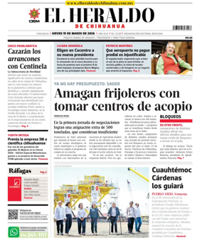 Cover of El Heraldo de Chihuahua