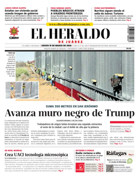 Cover of El Heraldo de Juarez