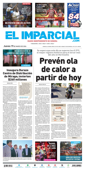 Cover of El Imparcial