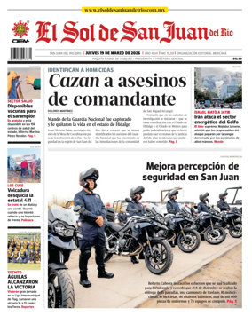 Cover of El Sol de San Juan del Rio