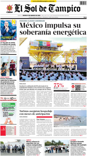 Cover of El Sol de Tampico