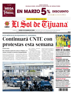 Cover of El Sol de Tijuana