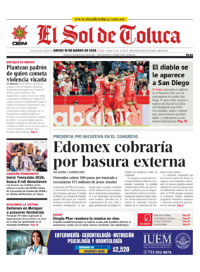Cover of El Sol de Toluca