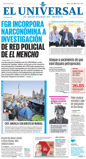 Cover of El Universal