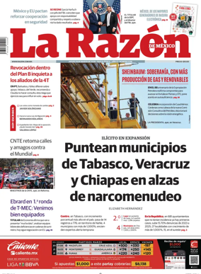 Cover of La Razon de Mexico