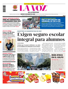 Cover of La Voz de la Frontera