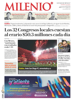 Cover of Milenio Edo de Mexico