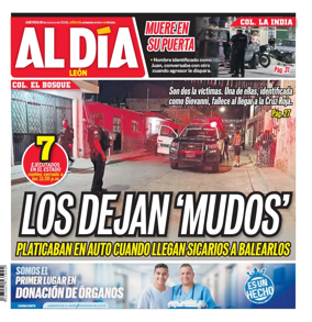 Cover of Periodico Al Dia (Leon)