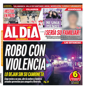Cover of Periodico Al Dia (Salamanca)