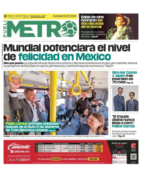Cover of Publimetro Guadalajara