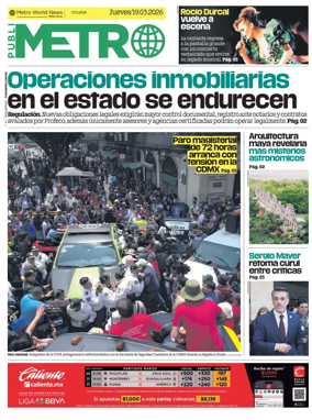 Cover of Publimetro Merida