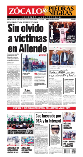 Cover of Zocalo Piedras Negras