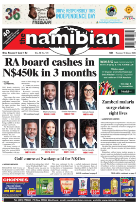 Cover of The Namibian